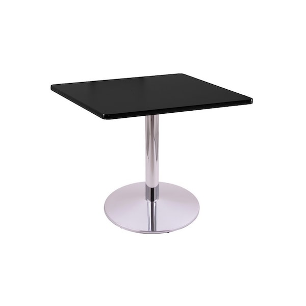 30" 214 Chrome Table, 30" x 30" Square Top